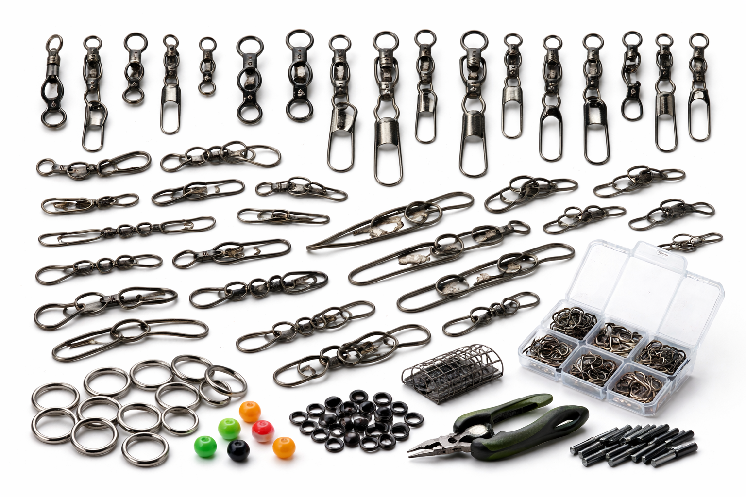 Wirbel, Snaps & Swivels