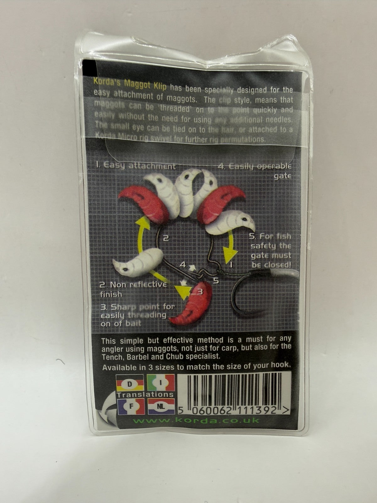Korda Maggot Klip Large1