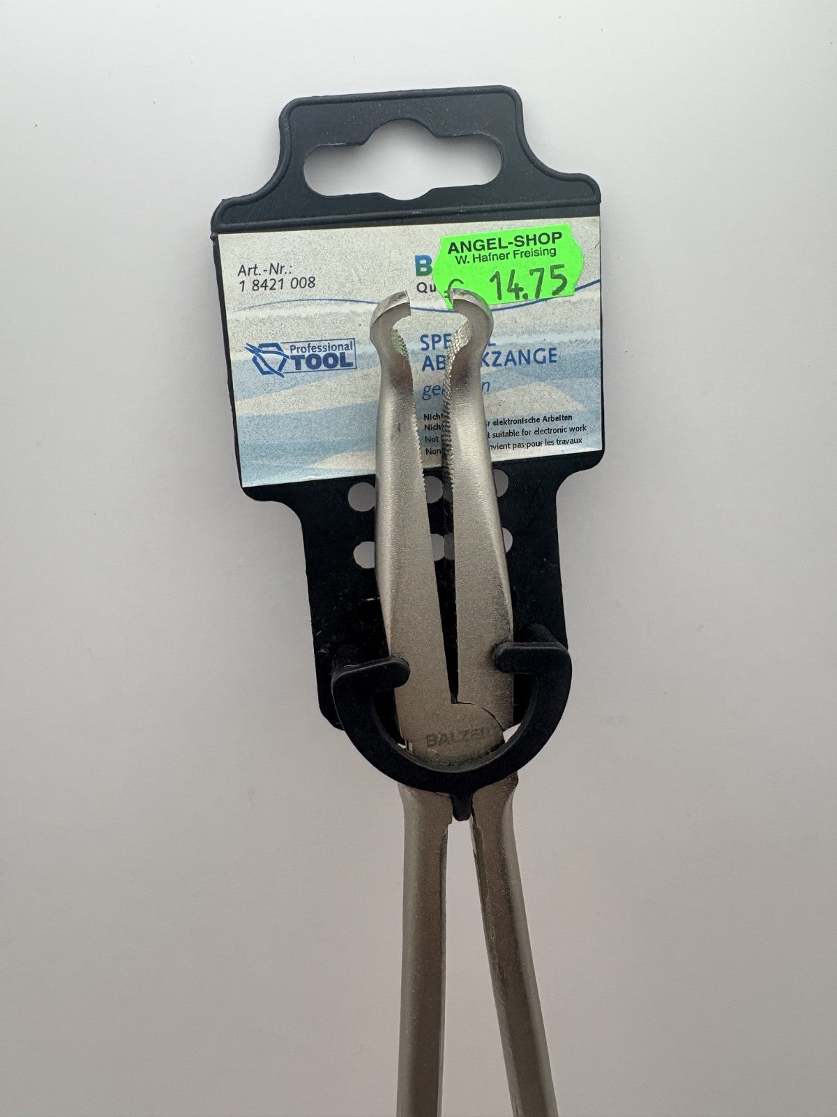 Balzer Spezial Abhakzange Gebogen 30cm1