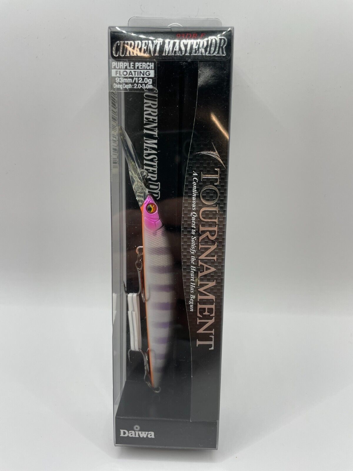 Daiwa Tournament Current Master DR Purple Perch Floating 93mm 12g 2,0-3,0m