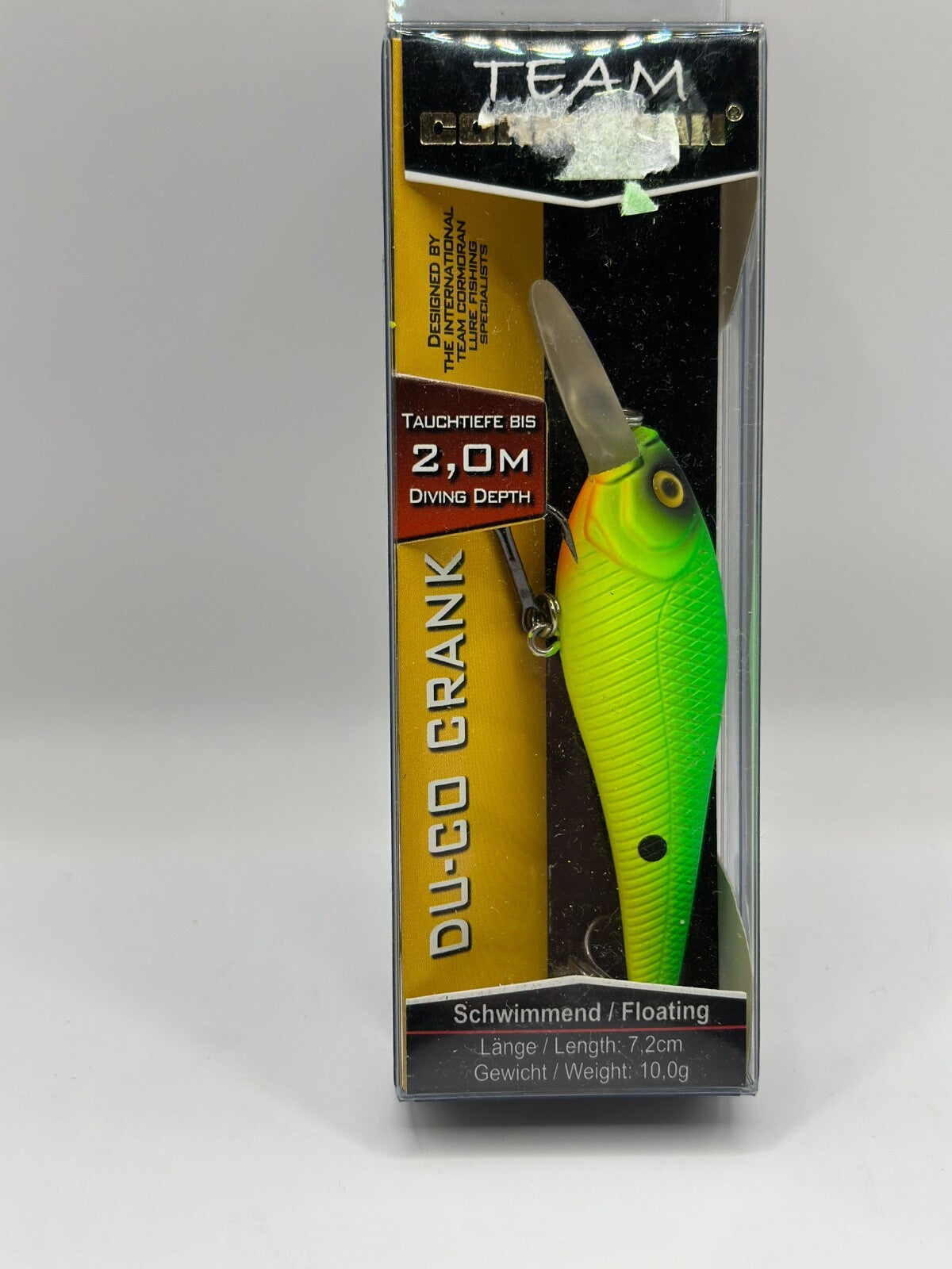 Team Cormoran DUCO Crank / 7,2cm 10,0g Floating , Wobbler0