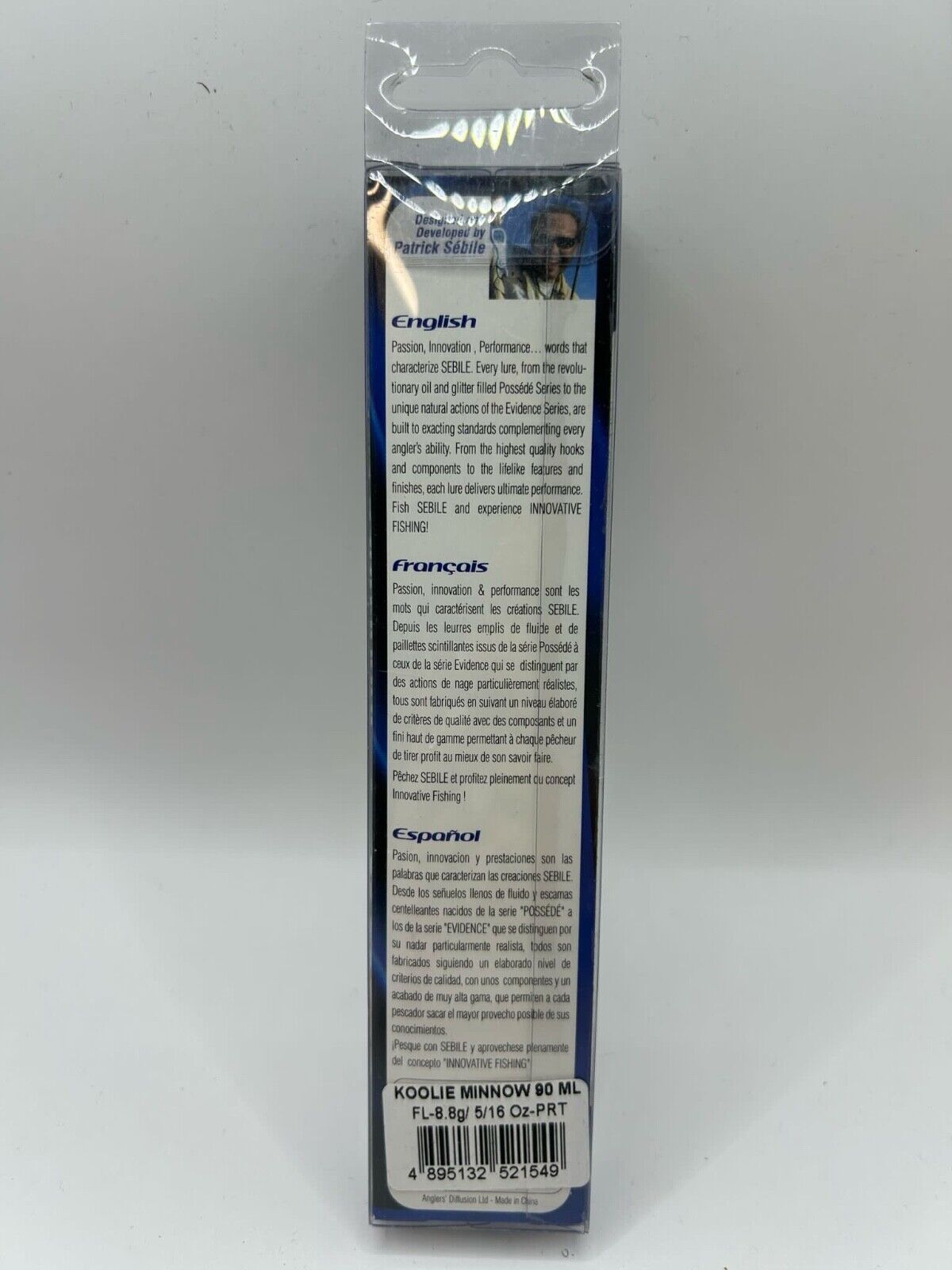 Sebile Koolie Minnow ML 90mm 8,8g Floating 1 1/2-2 1/2FT, Wobbler, Angelzubehör