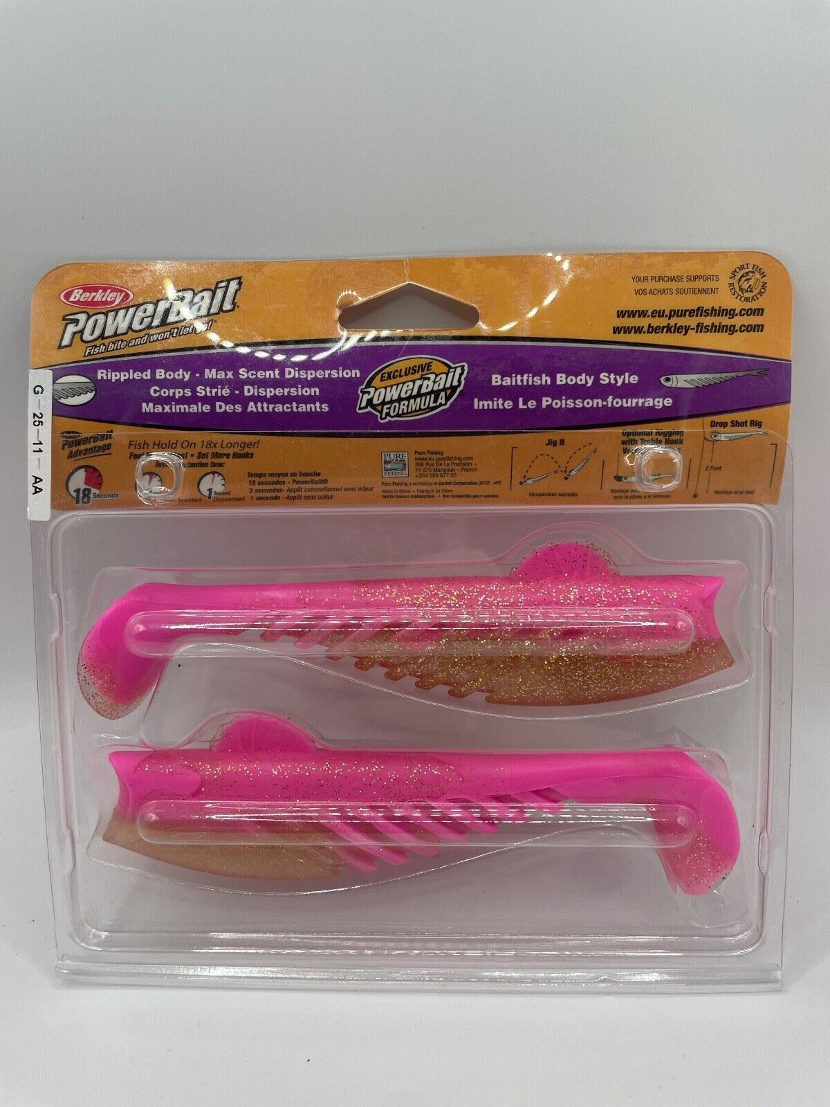 Berkley Powerbait 15cm Fat Ripple, Angelzubehör, Gummifisch