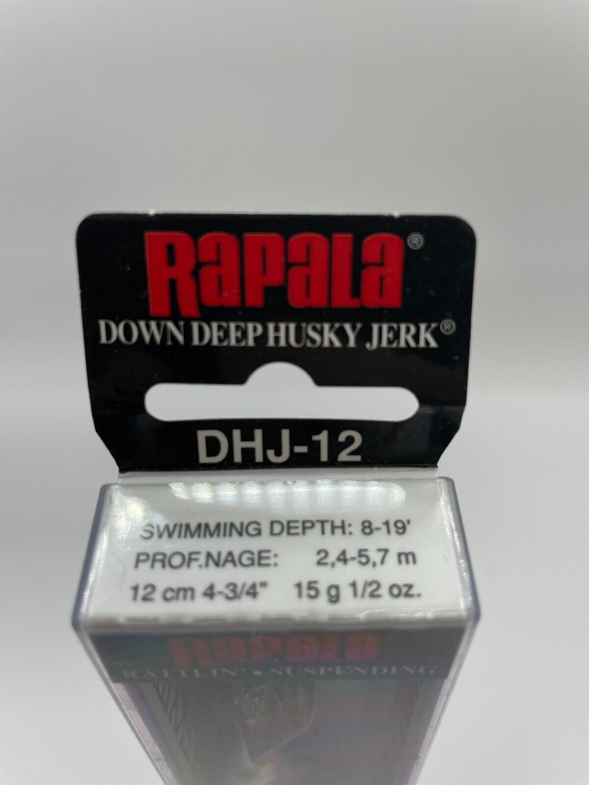 Rapala Down Deep Huskyjerk DHJ-12 Silver Wobbler Spinnfischen Angelzubehör