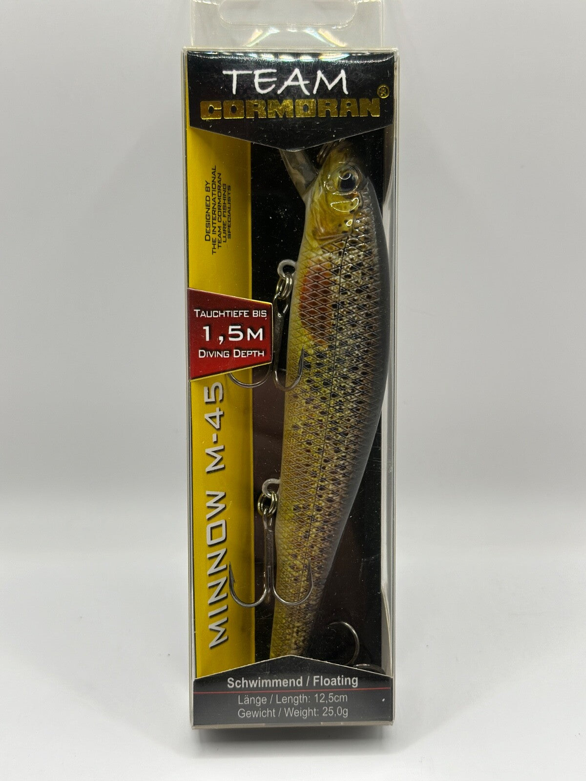 Team Cormoran Minnow M45 / 12,5cm 25,0g Floating , Wobbler0