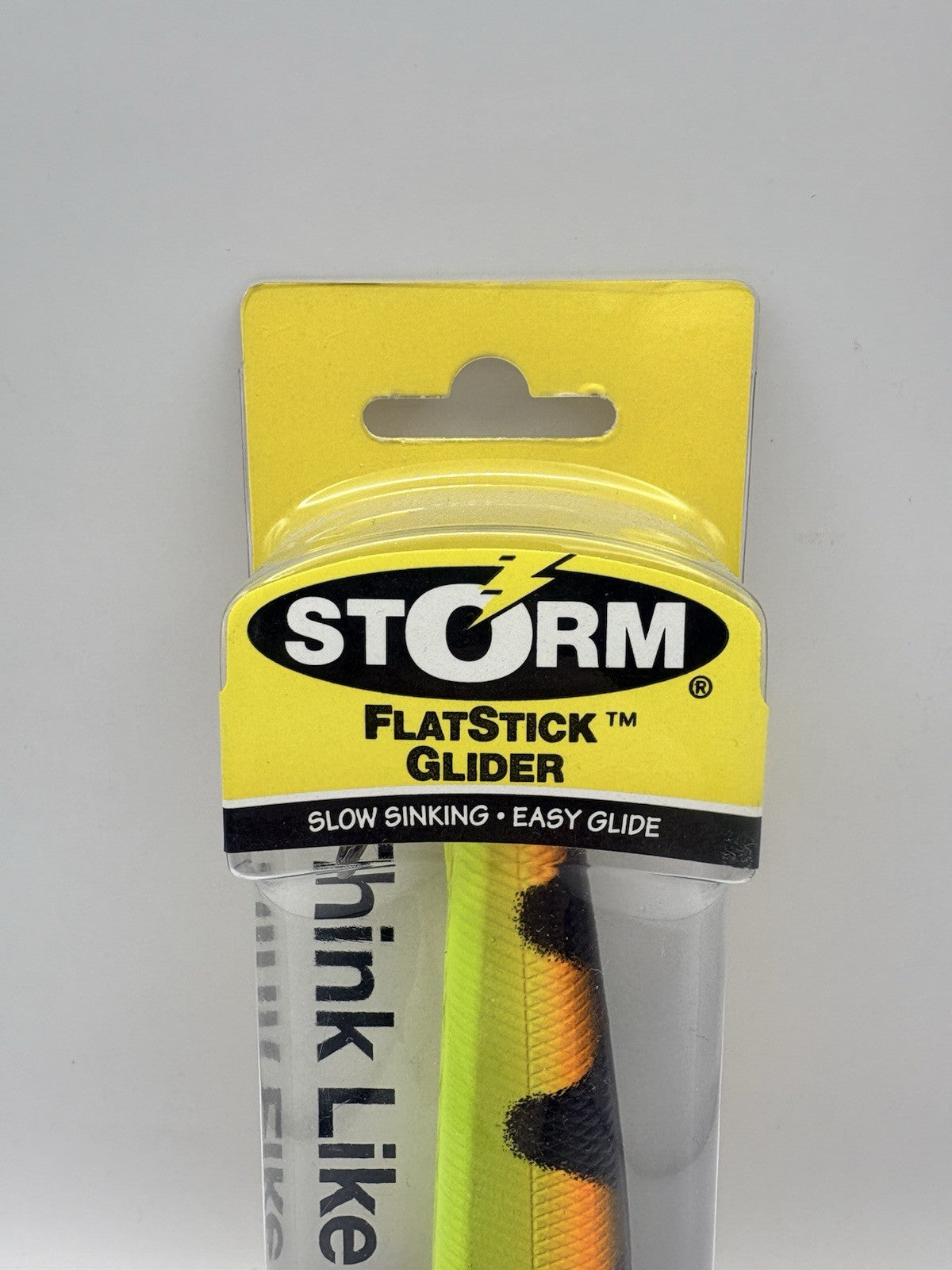Storm Flat Stick Glider 16cm Orange Tiger Wobbler1