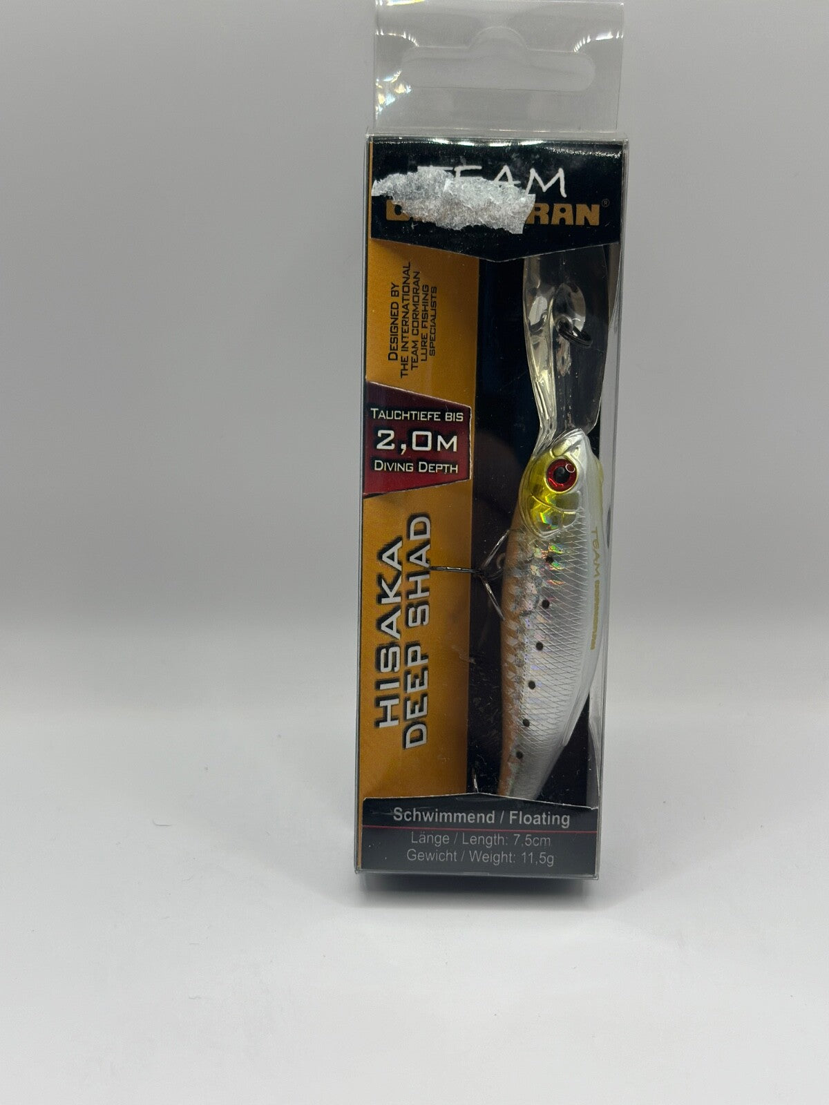 Team Cormoran Hisaka Deep Shad / 7,5cm 11,5g Floating, Wobbler0