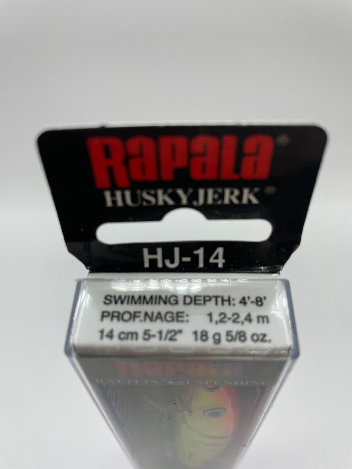 Rapala Down Deep Huskyjerk HJ-14 Hot Tiger Wobbler Spinnfischen Angelzubehör