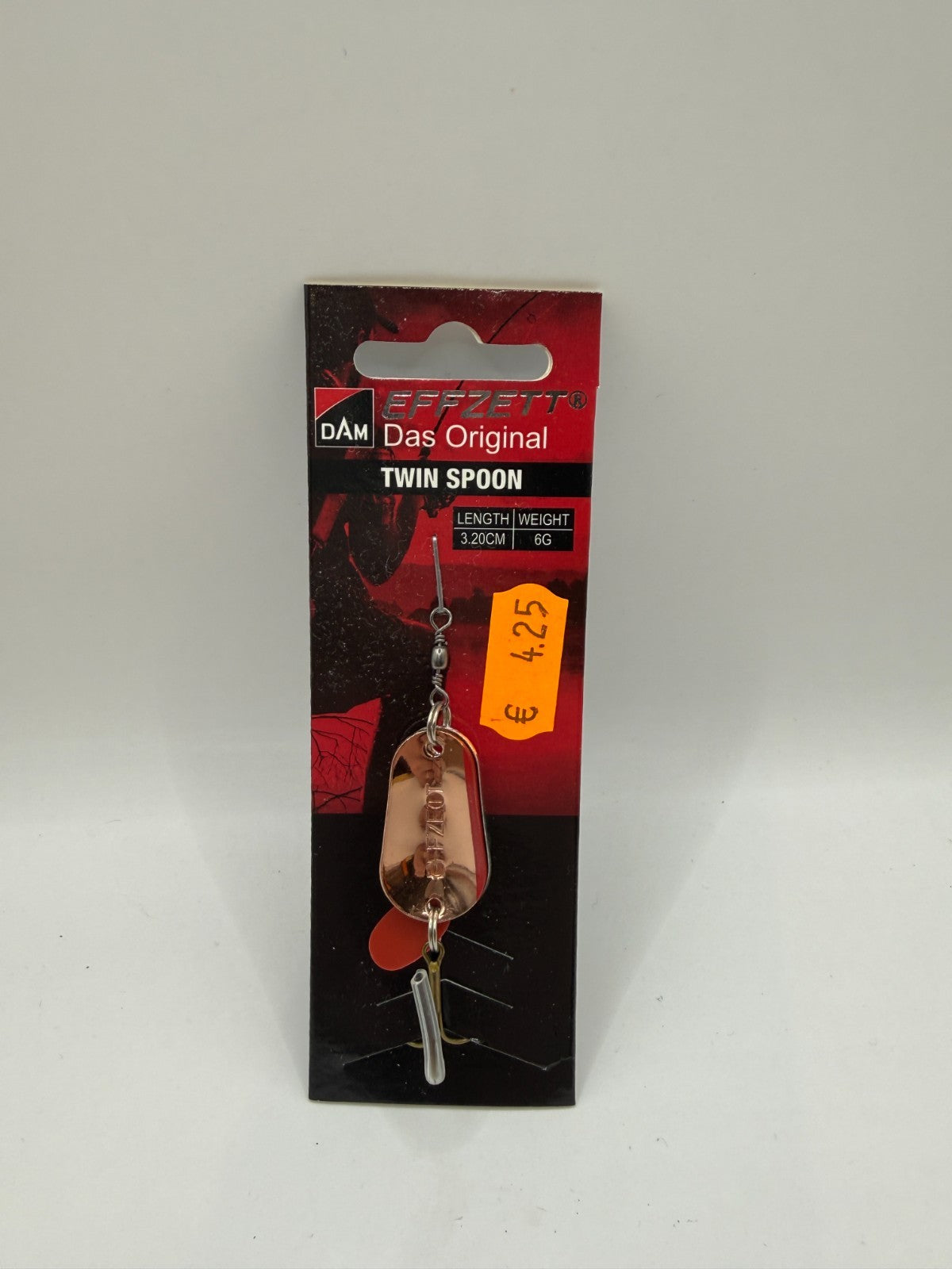 DAM EFFZETT Twin Spoon 3,2cm 6g Kupfer/Silber0