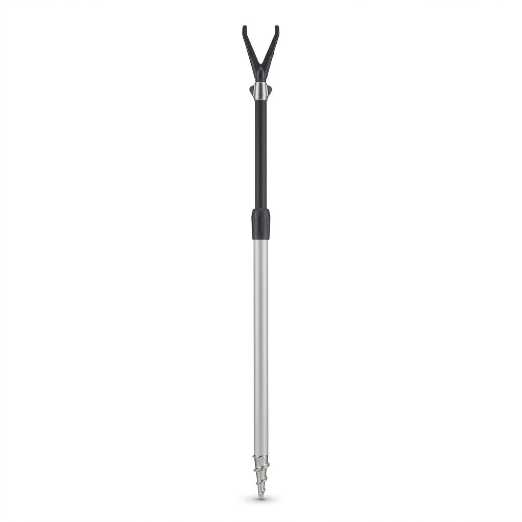 Rutenhalter Bankstick teleskopierbar 61-80 cm V-Auflage Erdspieß NEU1