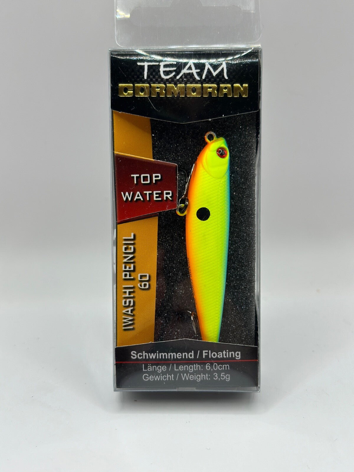 Team Cormoran Iwashi Pencil 60 / 6,0cm 3,5g Top Water, Wobbler0
