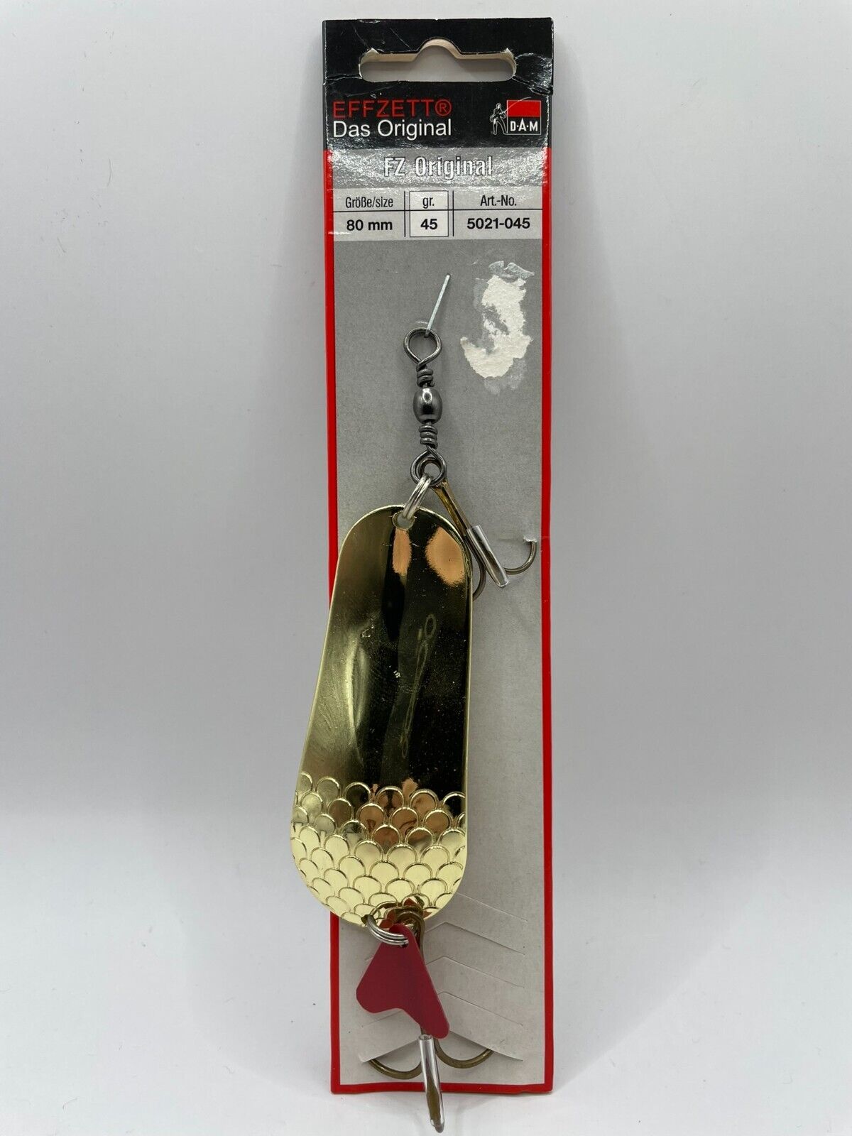 DAM Effzett Fz Original Spoon 45g Messing Blinker 8,0cm