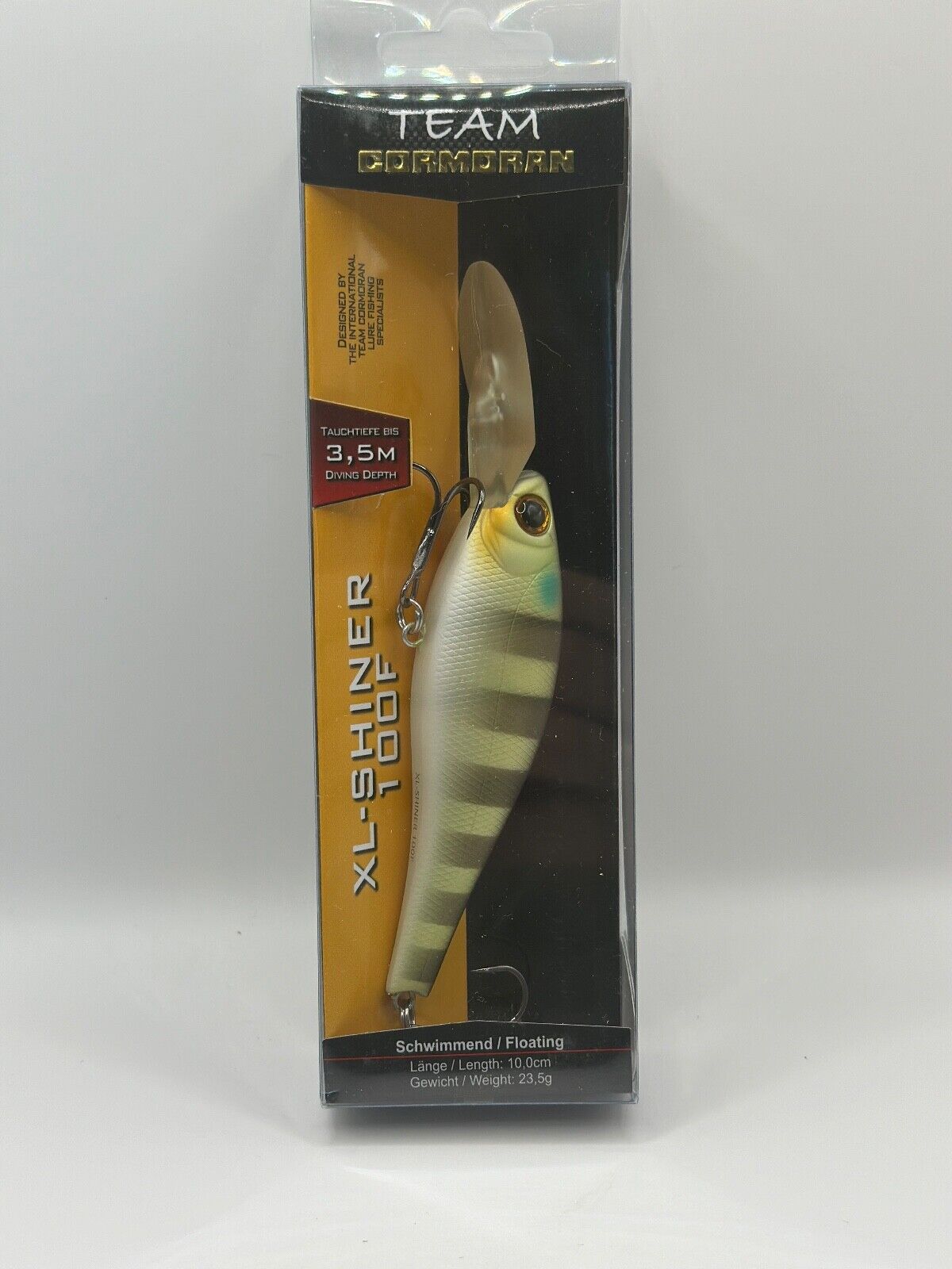 Team Cormoran XL-Shiner 100F / 10,0cm 23,5g Floating , Wobbler