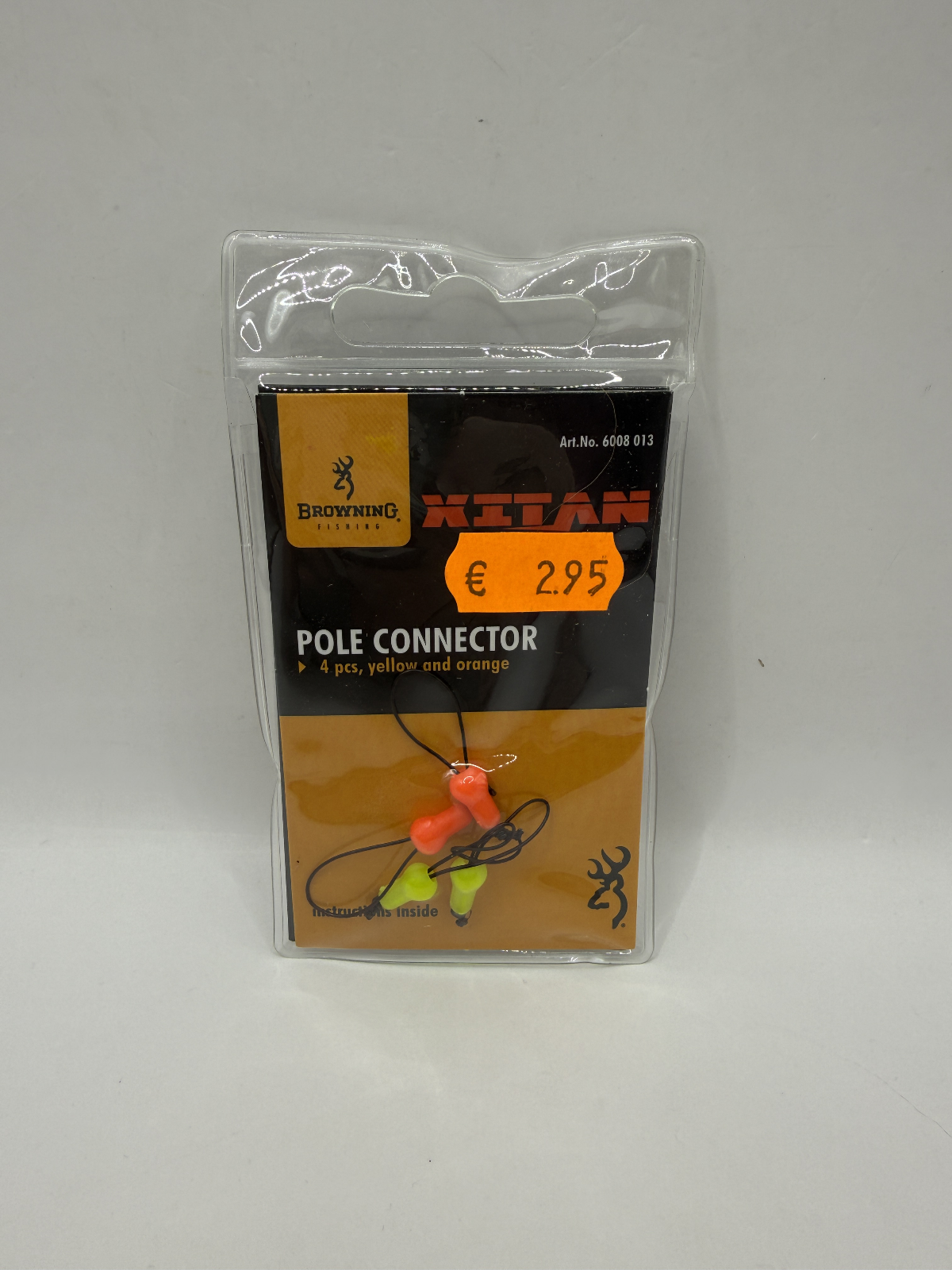 Browning Pole Connector 4 Stk Gelb & Orange0