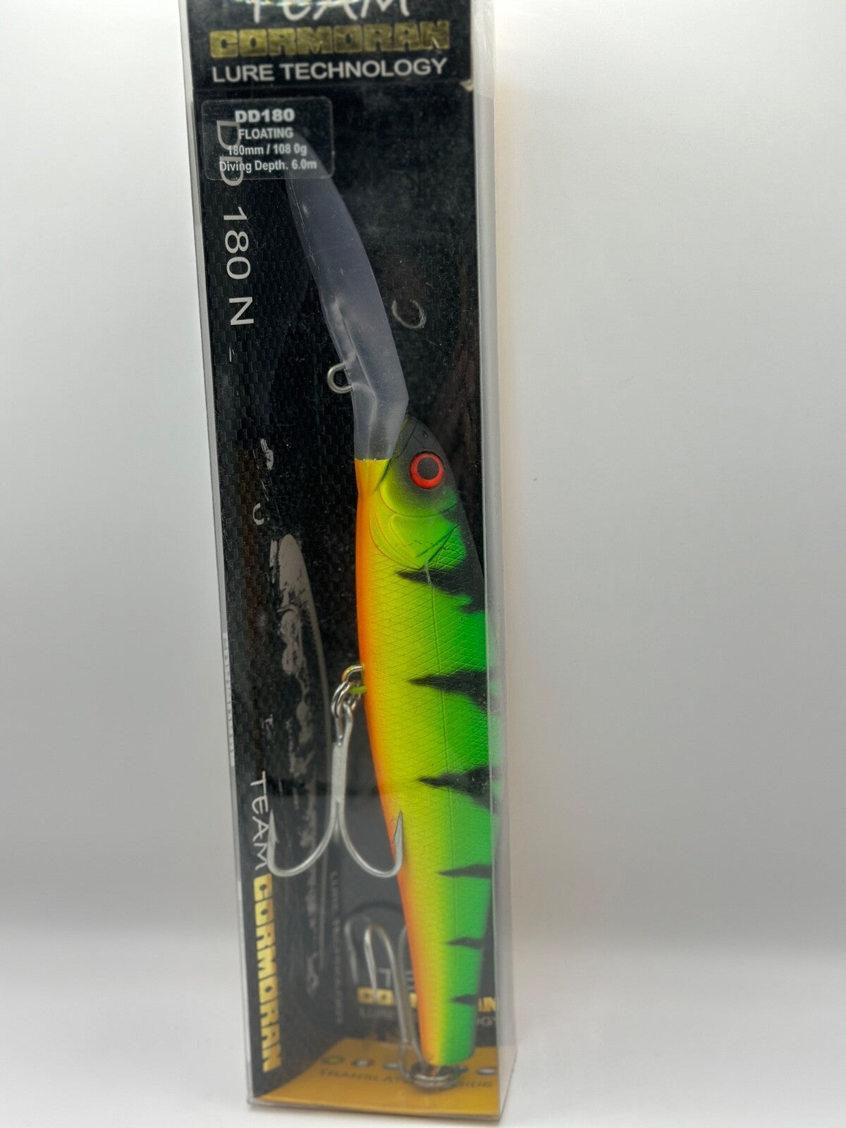 Team Cormoran DD180 N Fire Tiger / 18,0cm 108,0g Floating , Wobbler1