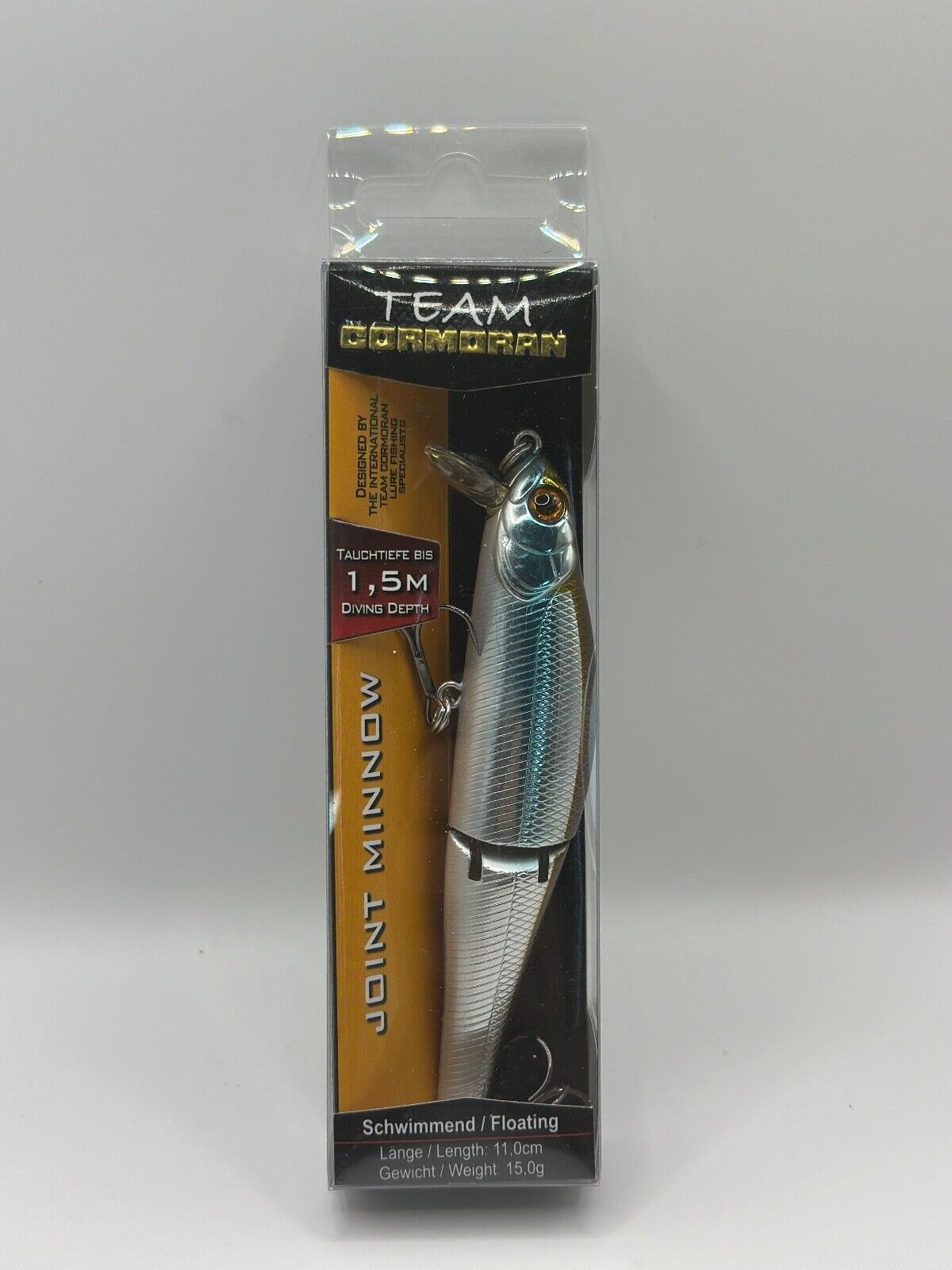 Team Cormoran Joint Minnow 110 / 11,0cm 15g Floating , Wobbler