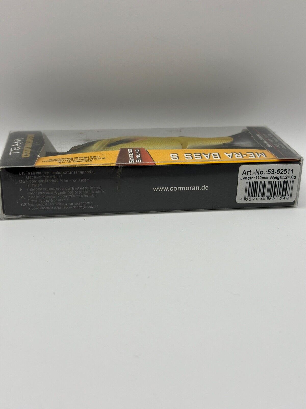 Team Cormoran ME-RA Bass S / 11,0cm 24,0g Sinking , Wobbler