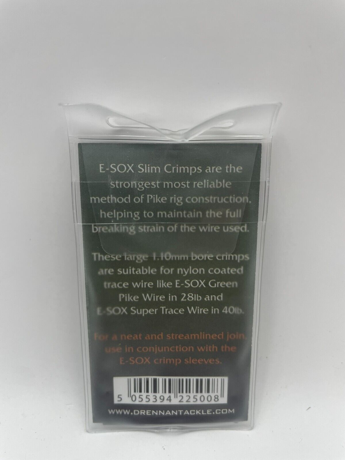 Drennan E-SOX Slim Crimps Quetschhülsen Klemmhülsen 15-40LB 0,75-1,10mm 50Stück