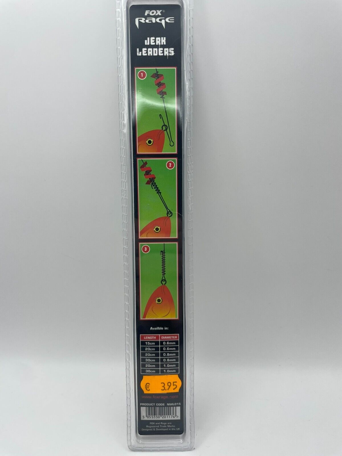 Fox Rage Jerk Leaders 20cm Spinstange