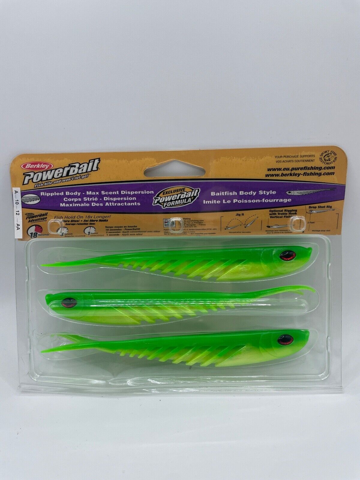 Berkley Powerbait 7" Ripple Minnow, Angelzubehör, Gummifisch