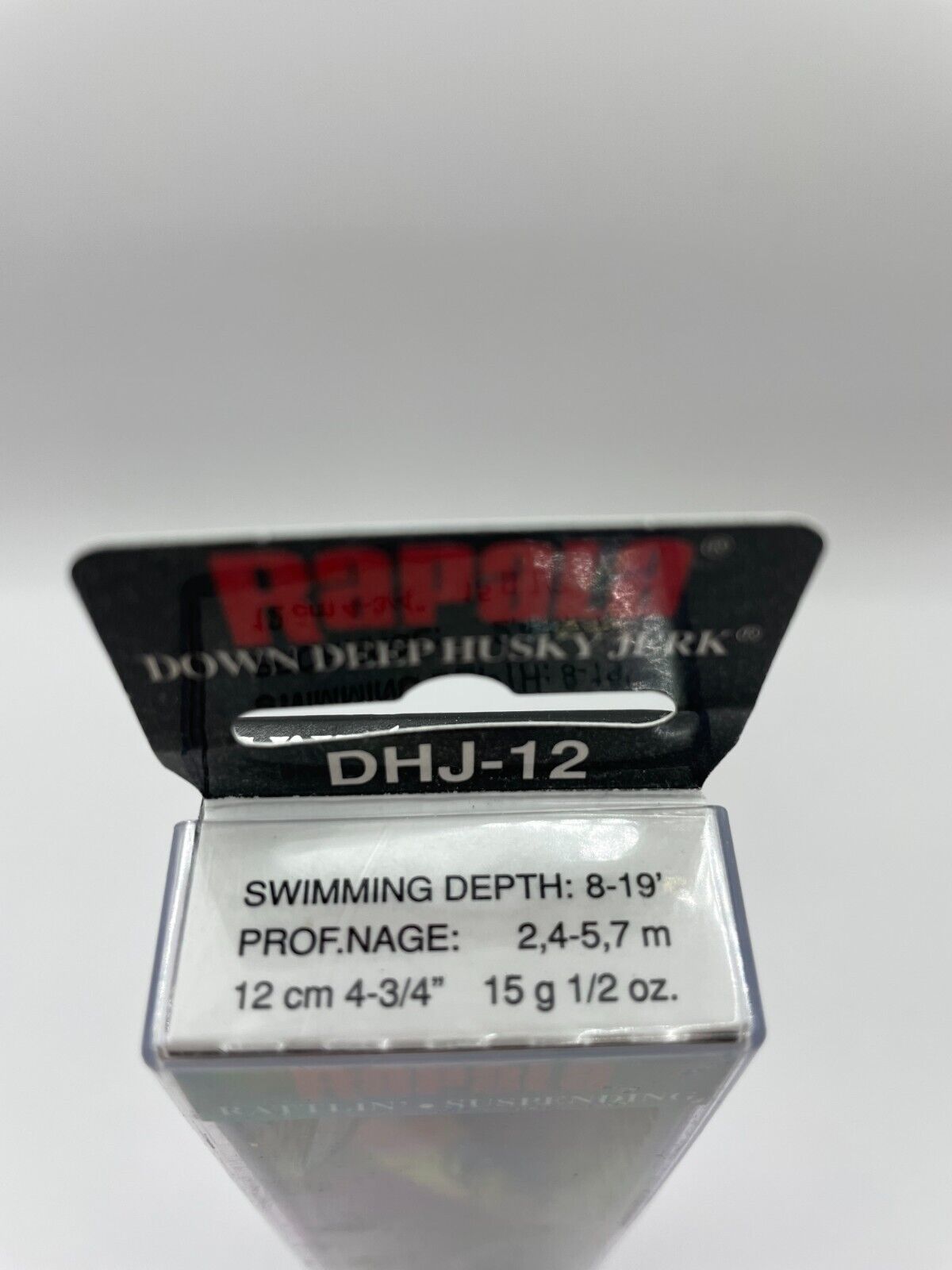 Rapala Down Deep Huskyjerk DHJ-12 Hot Tiger Wobbler Spinnfischen Angelzubehör