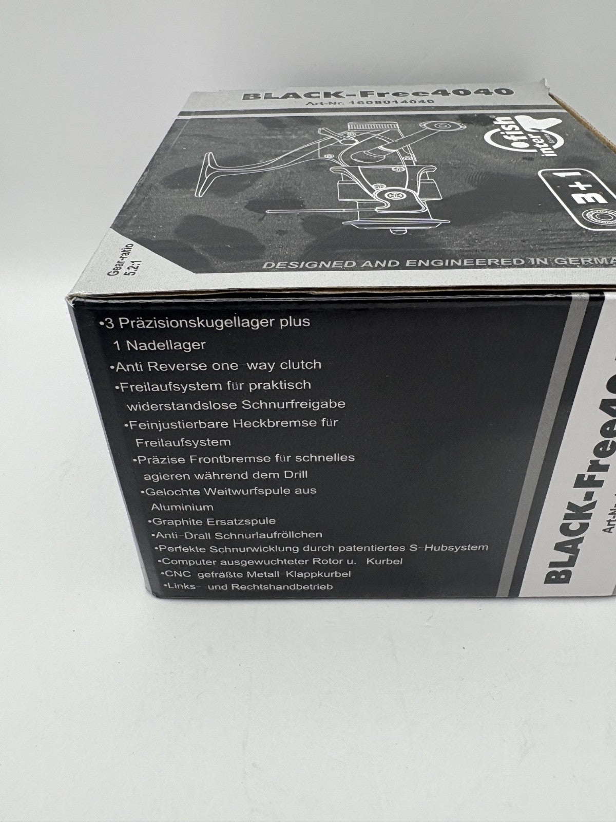 Interfish Black Free 4040 Rolle, Angelrolle4