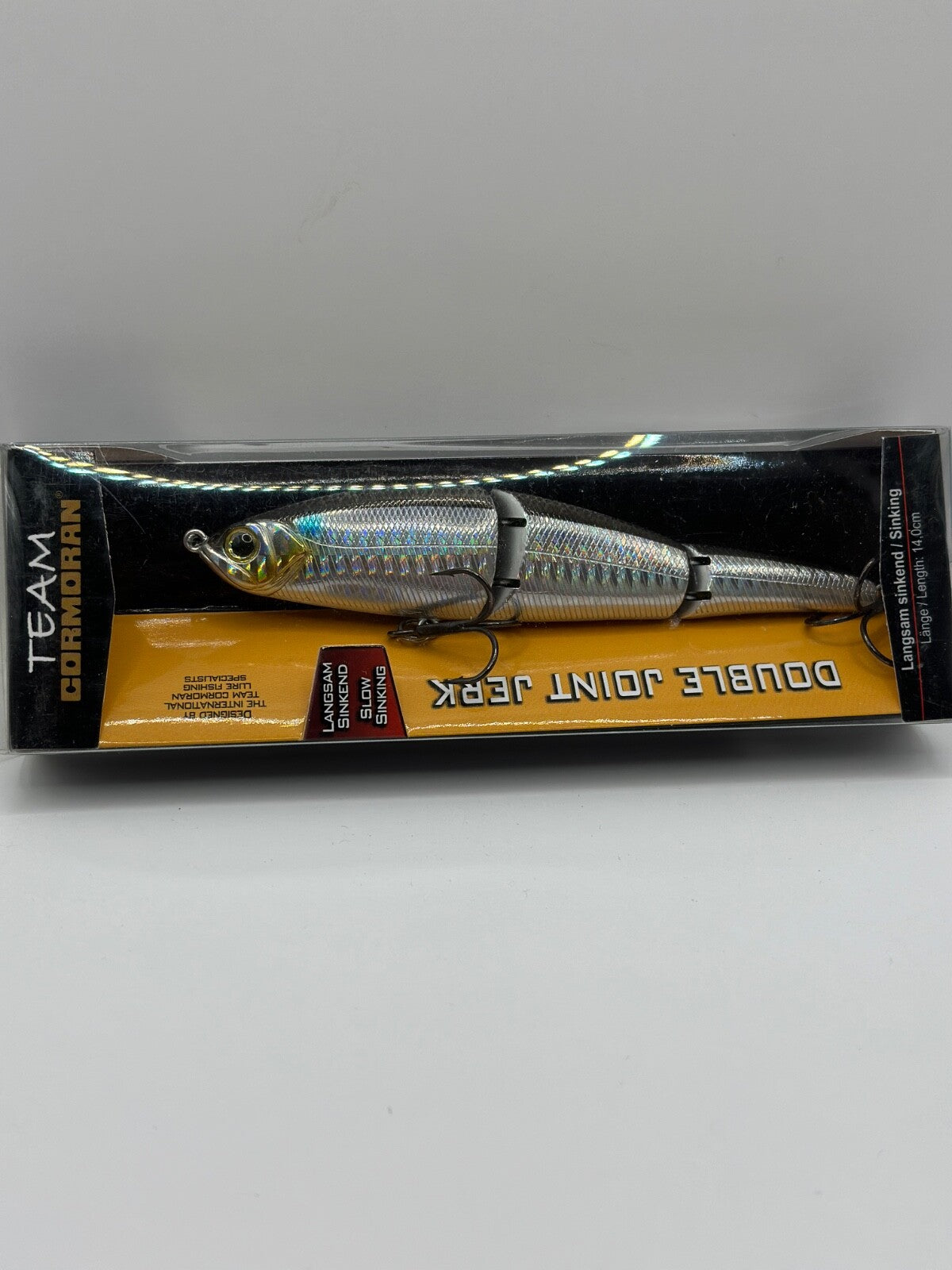 Team Cormoran Double Joint Jerk 140mm 26,9g slow sinking0