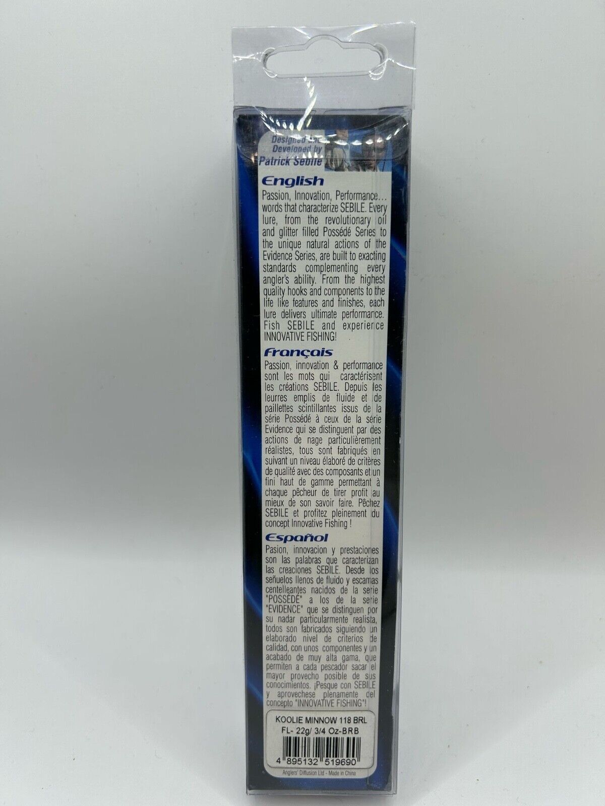 Sebile Koolie Minnow BRL 118mm 22g Floating TOP 5FT, Wobbler, Angelzubehör