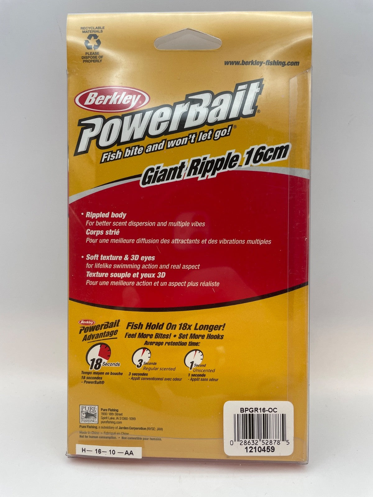 Berkley PowerBait Giant Ripple 16cm Gummifisch Angelzubehör1