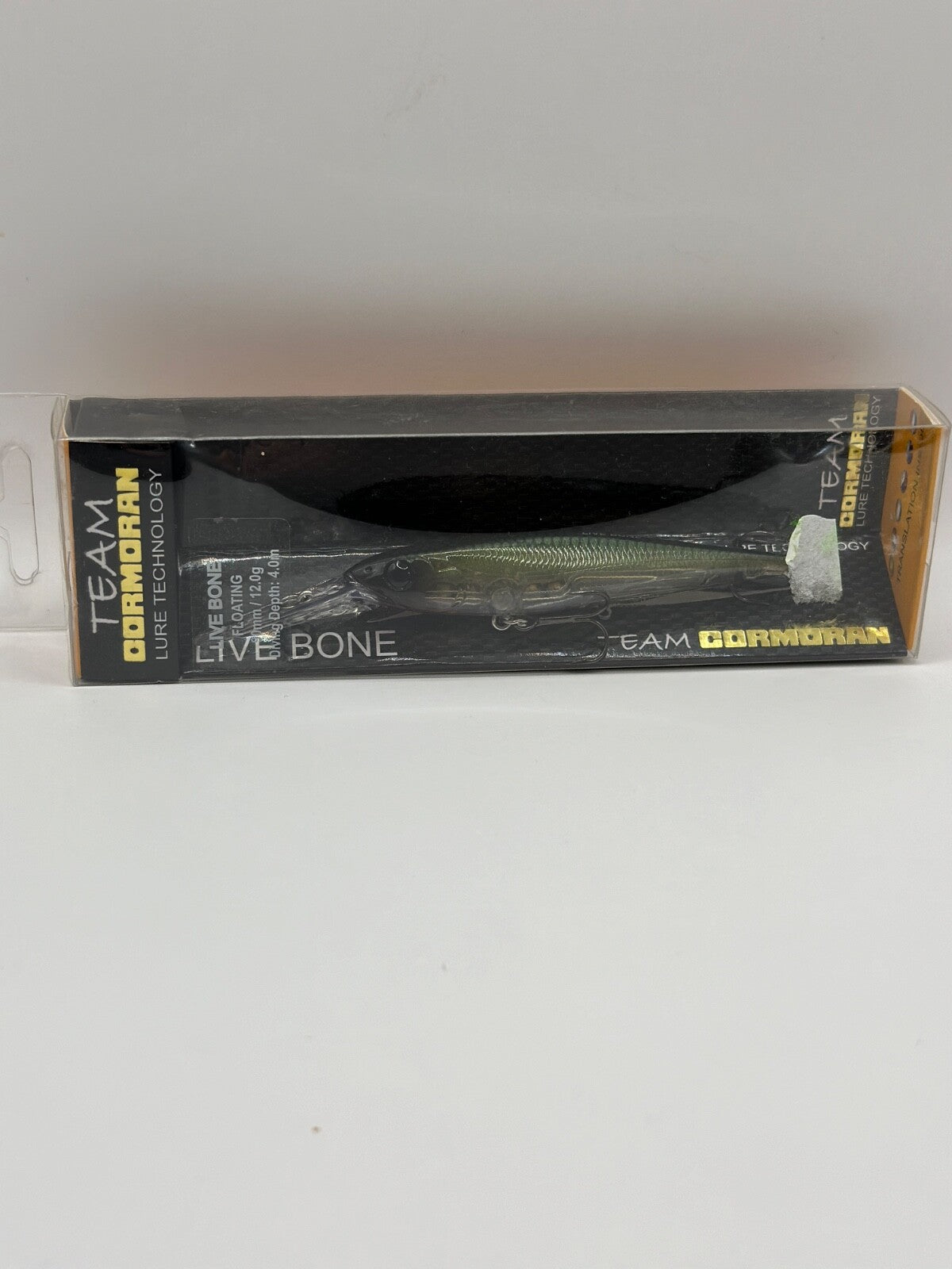 Team Cormoran Live Bone Green Ghost 90mm Floating 12g 4m Tauchtiefe0