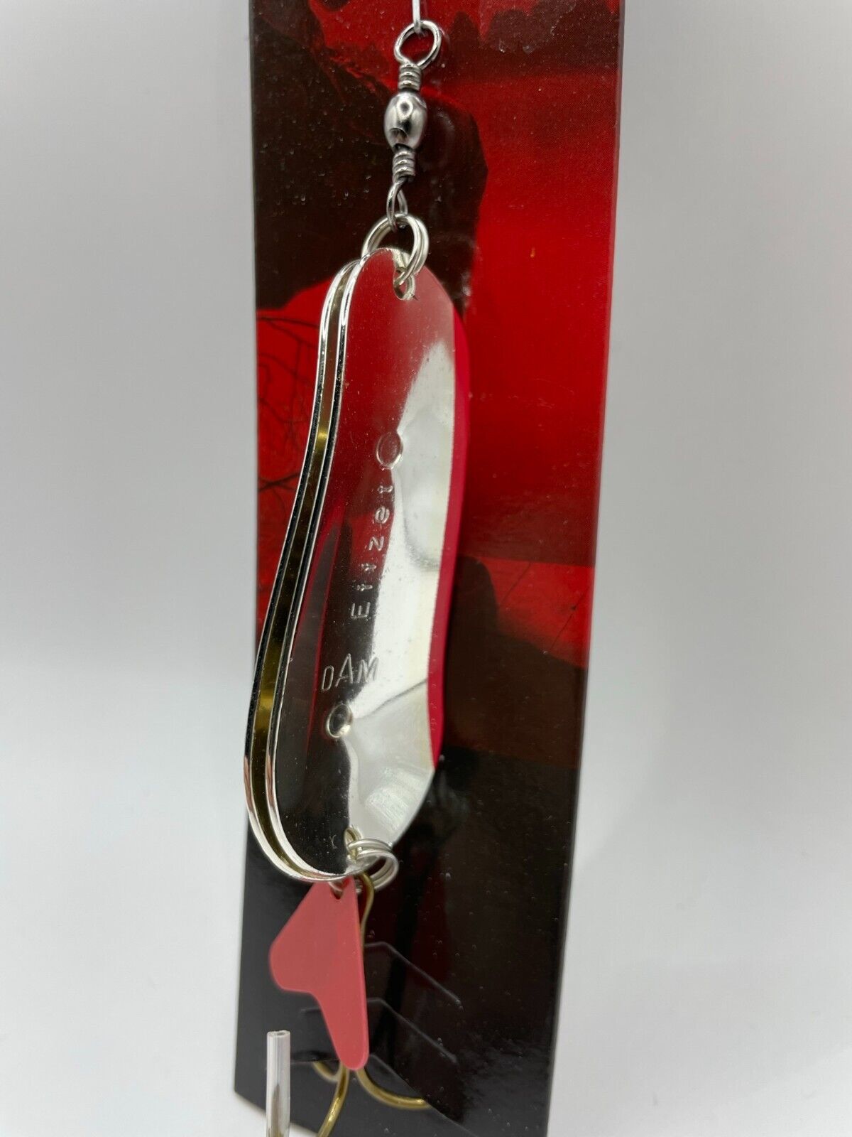 DAM Effzett Twin Spoon Doppelblinker 30g Silber / Silber Blinker 6,5cm