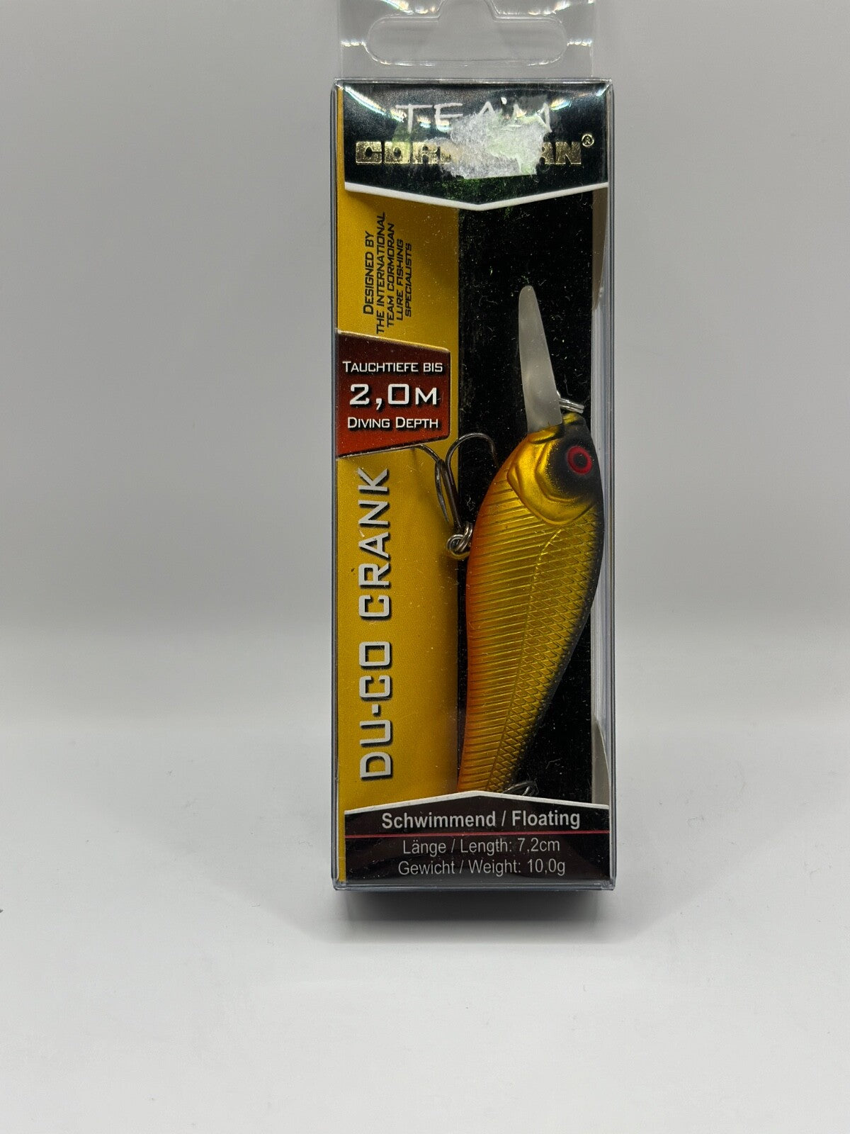 Team Cormoran DUCO Crank / 7,2cm 10,0g Floating , Wobbler0