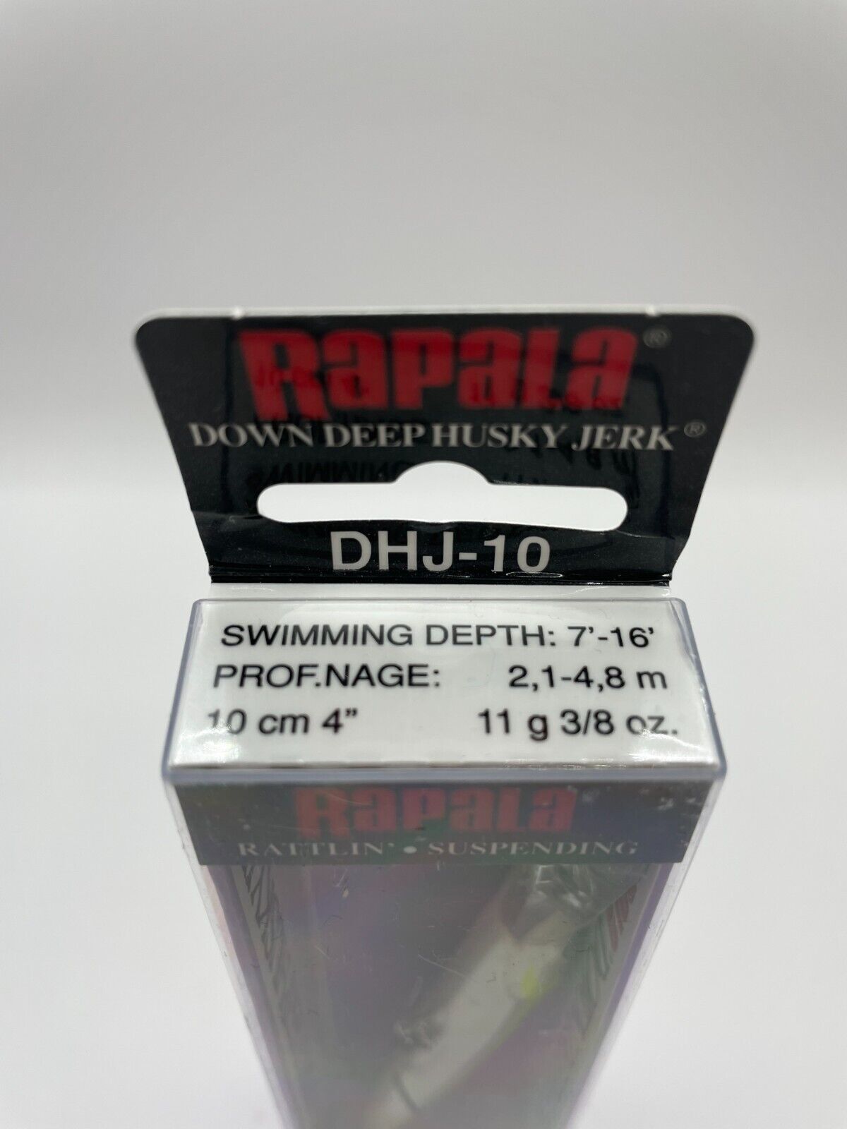 Rapala Down Deep Huskyjerk DHJ-10 Hot Tiger Wobbler Spinnfischen Angelzubehör