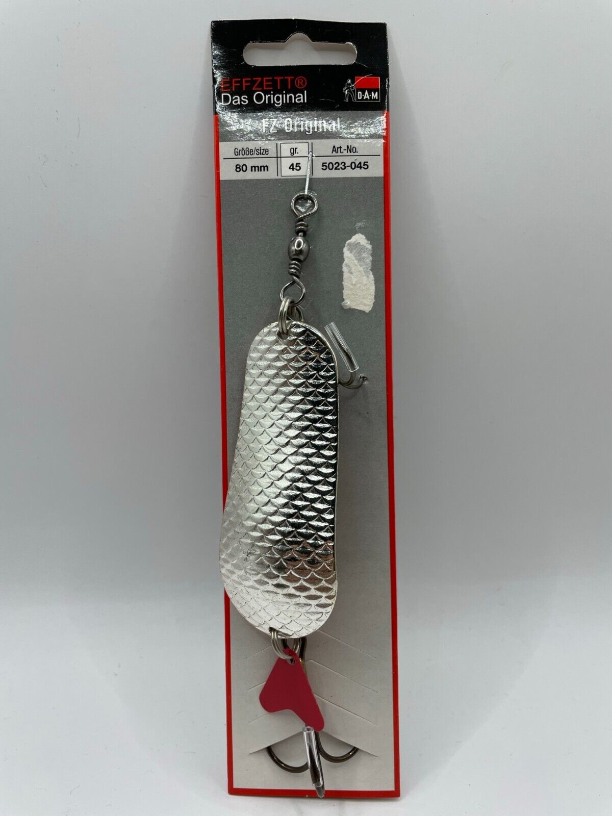 DAM Effzett Fz Original Spoon 45g Silber / Rose Blinker 8,0cm
