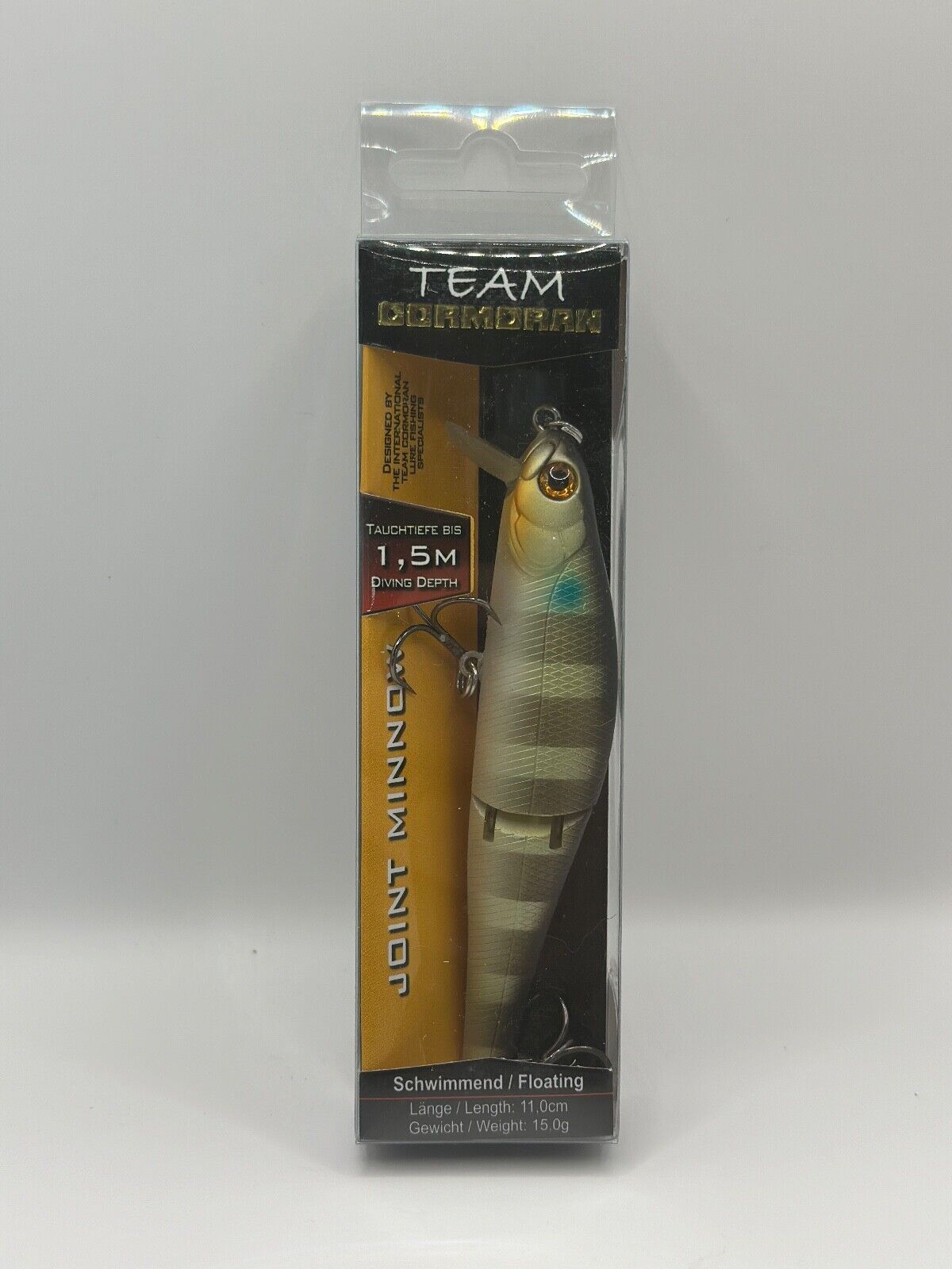 Team Cormoran Joint Minnow 110 / 11,0cm 15g Floating , Wobbler