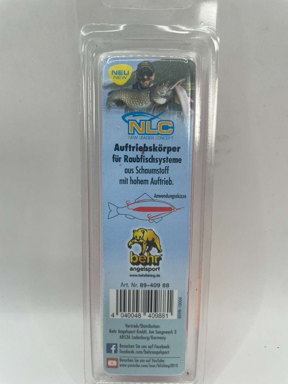 Behr Auftriebskörper für Raubfischsysteme1