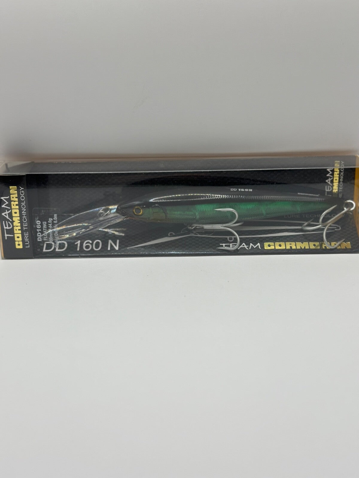 Team Cormoran DD160 N Green Ghost / 16,0cm 44,0g Floating , Wobbler0