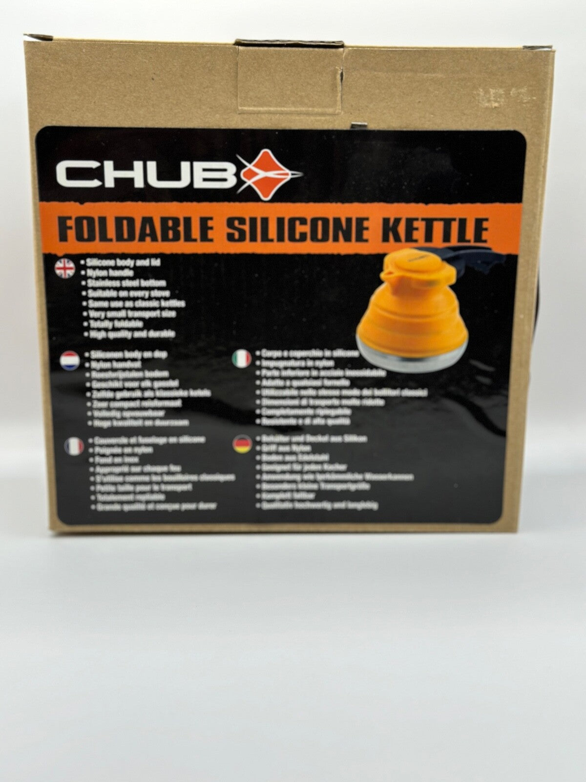 Chub Foldable Sillicone Kettle Faltbarer Wasserkessel , Angelzubehör, Camping0