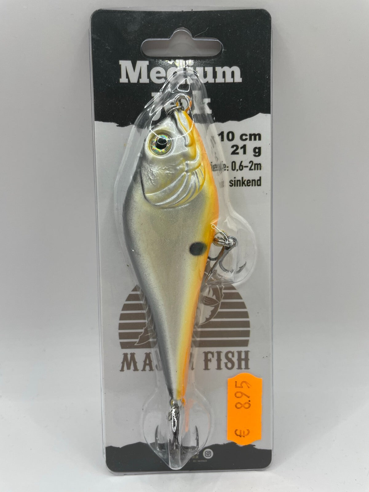 Major Fish Medium Jerk Wobbler 10cm 21g sinkend 0,62 Jerkbait0