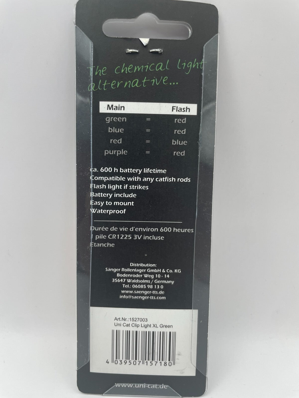 Sänger UniCat Tip Light 600h Lebensdauer Licht für Rutenspitze1