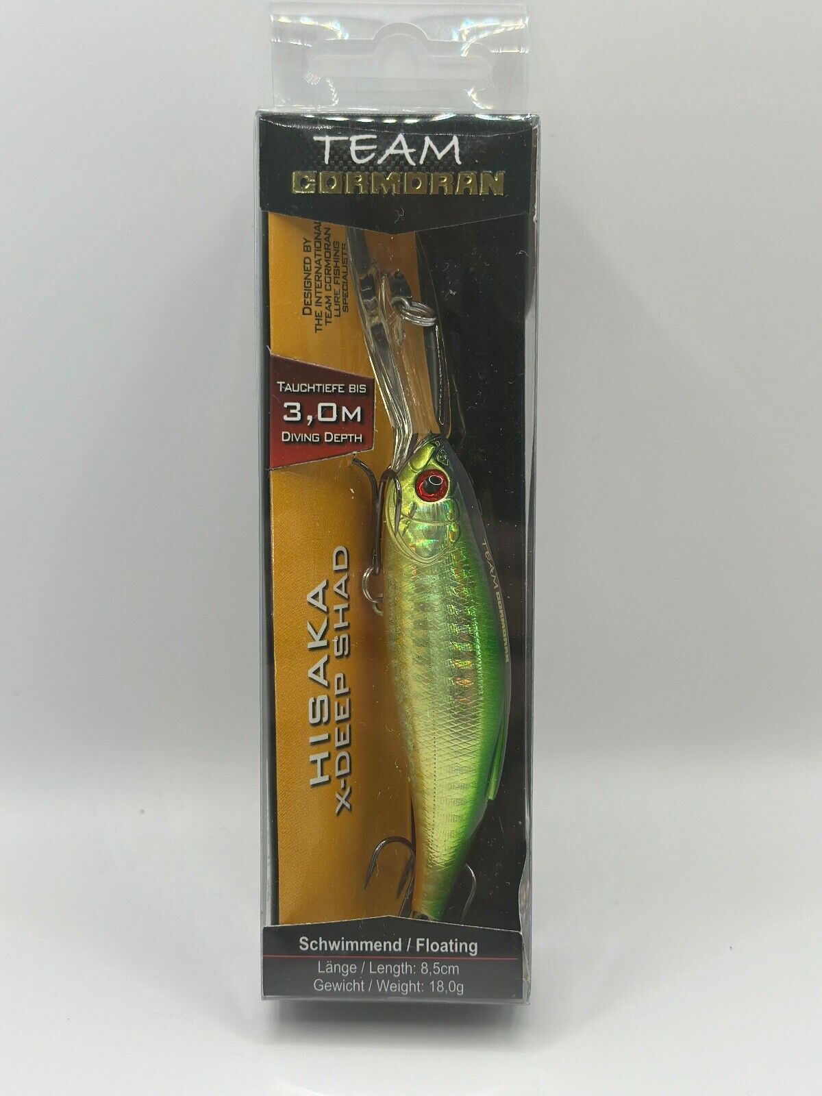 Team Cormoran Hisaka X-Deep Shad / 8,5cm 18,0g Floating , Wobbler