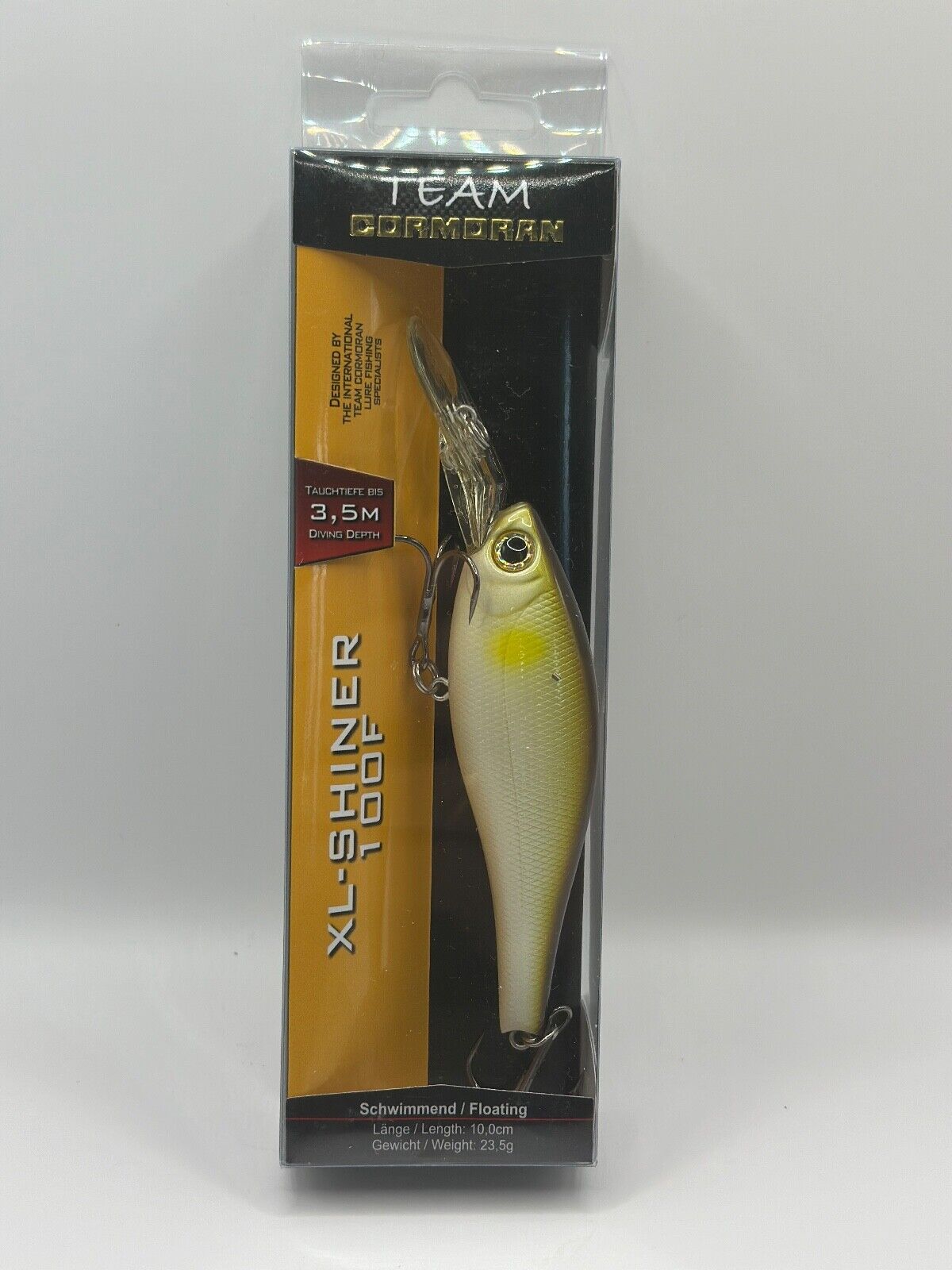 Team Cormoran XL-Shiner 100F / 10,0cm 23,5g Floating , Wobbler