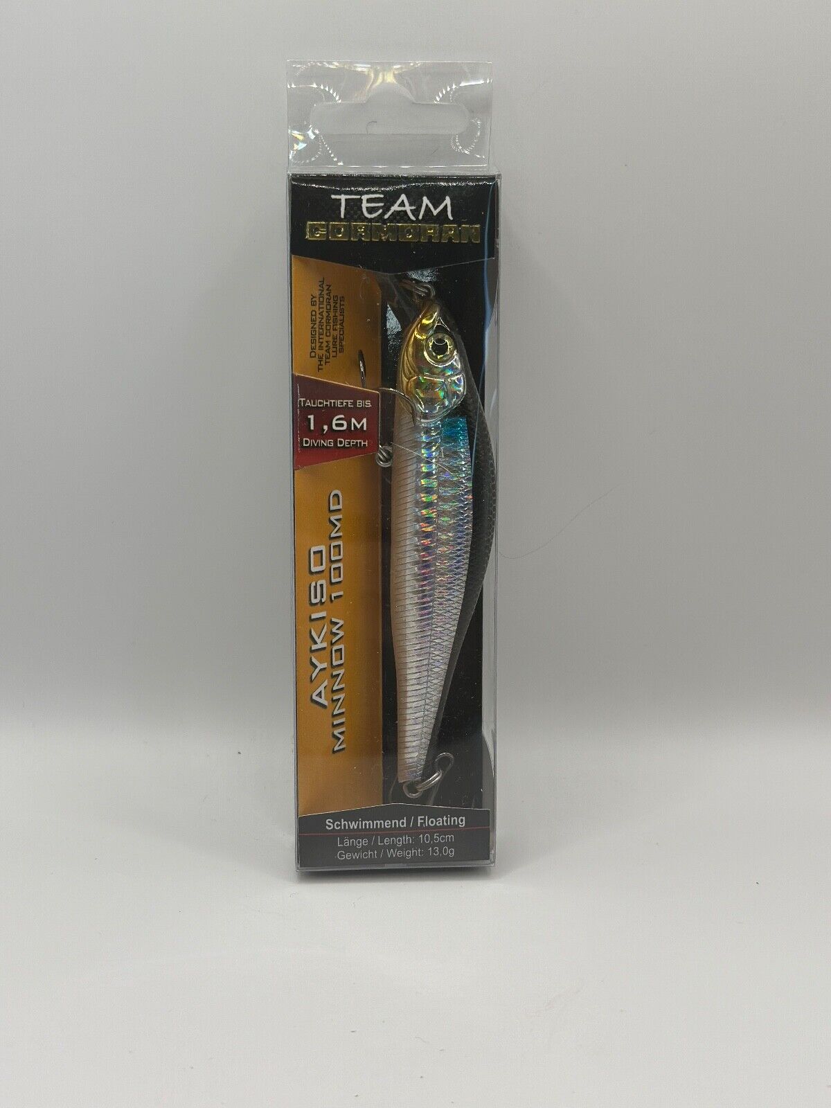 Team Cormoran Aikido Minnow 100MD / 10,5cm 13.0g Floating , Wobbler