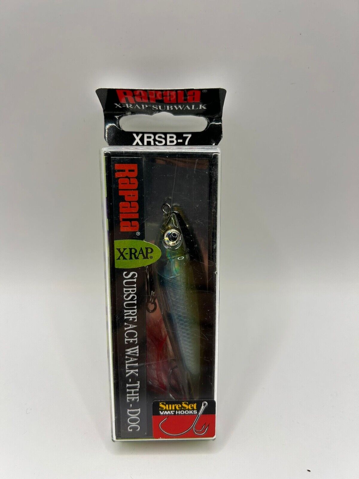 Rapala X Rap Subwalk XRSB-7 Moss Back Shiner 12g, Wobbler, Angelzubehör
