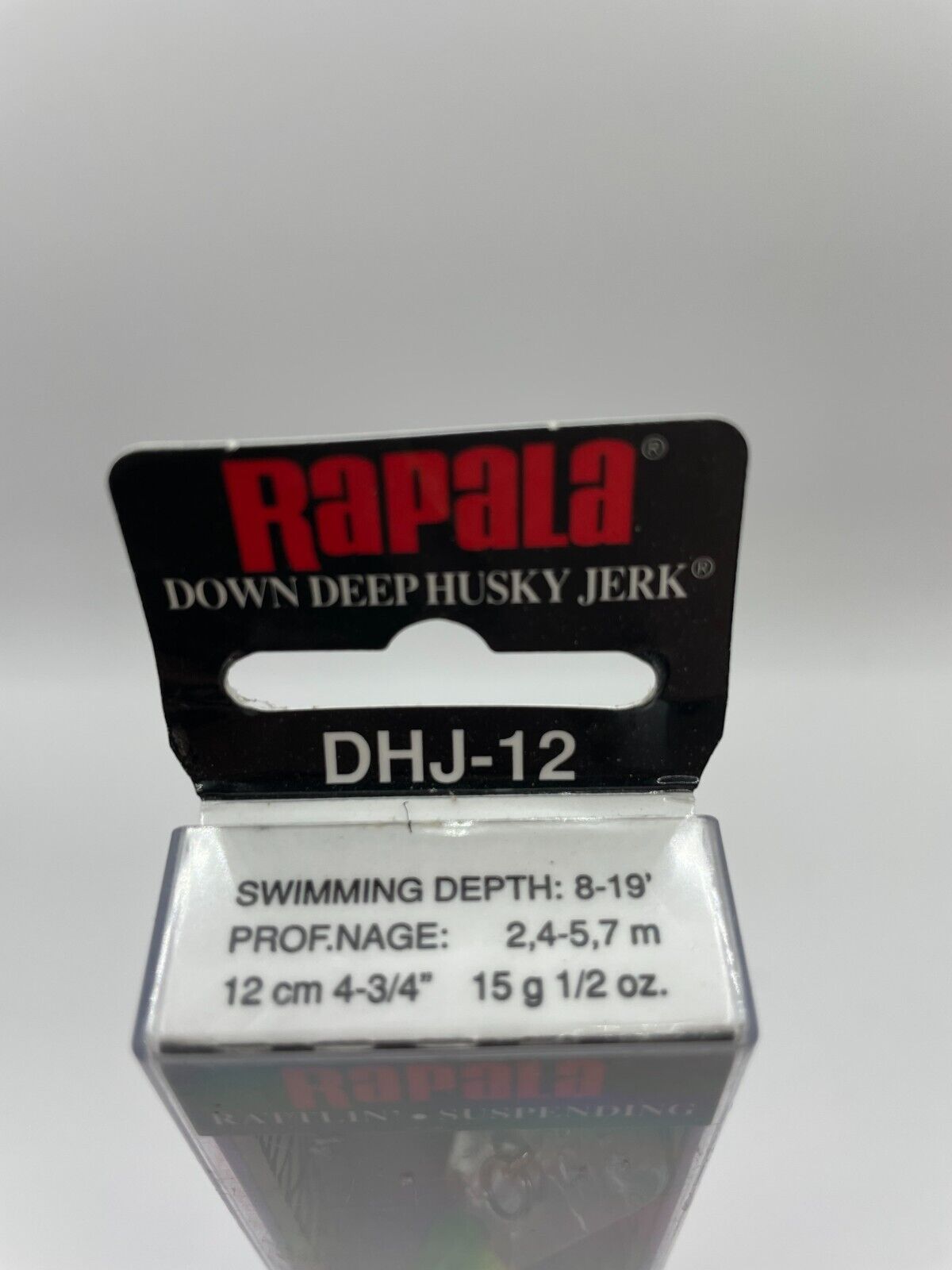 Rapala Down Deep Huskyjerk DHJ-12 Fire Tiger Wobbler Spinnfischen Angelzubehör