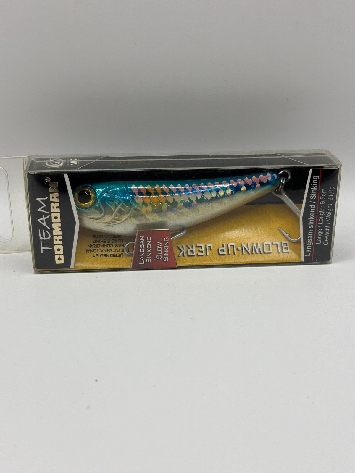 Team Cormoran BlownUp Jerk / 9,5cm 21,0g Slow Sinking , Wobbler0