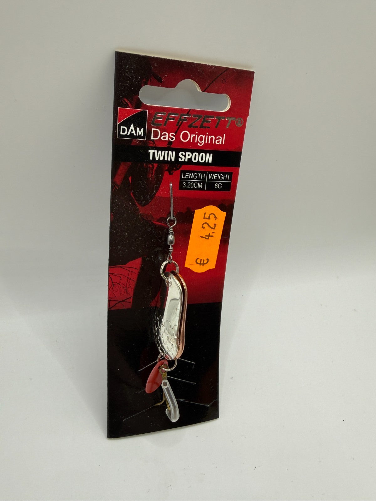 DAM EFFZETT Twin Spoon 3,2cm 6g Kupfer/Silber1