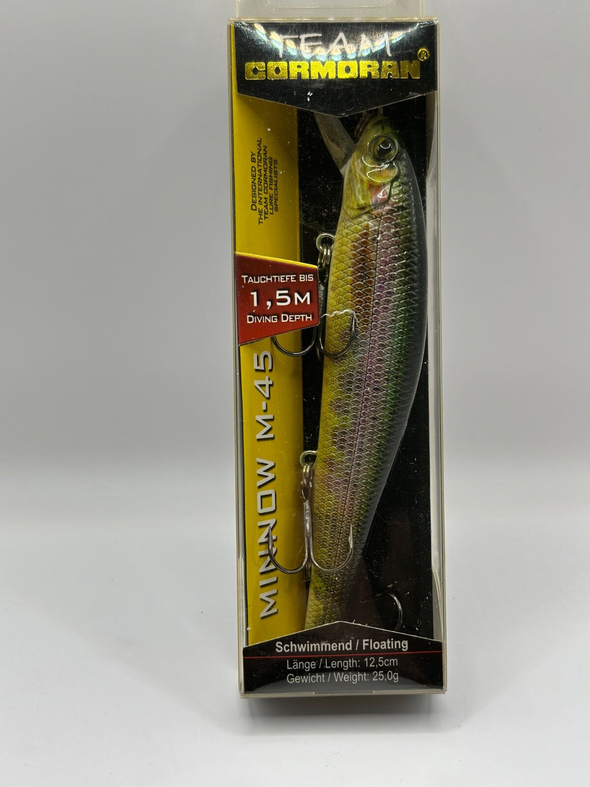 Team Cormoran Minnow M45 / 12,5cm 25,0g Floating , Wobbler0