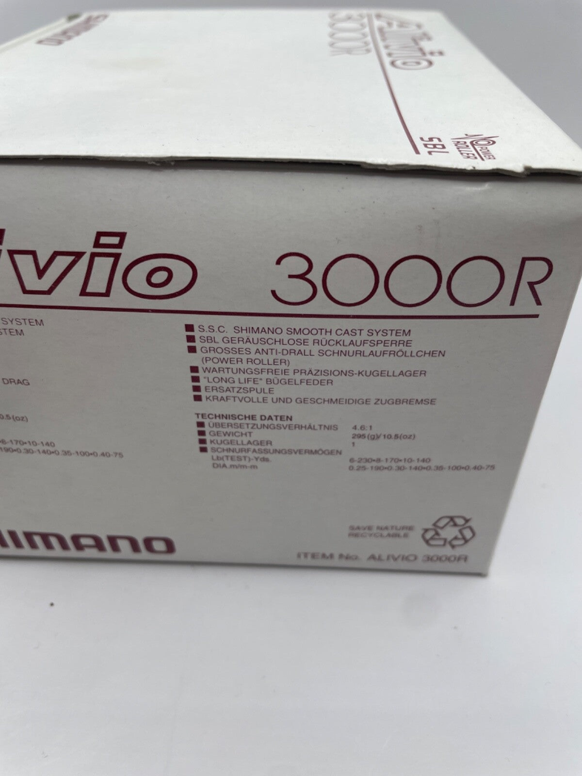 Shimano Alivio 3000R Rolle, Angelrolle2