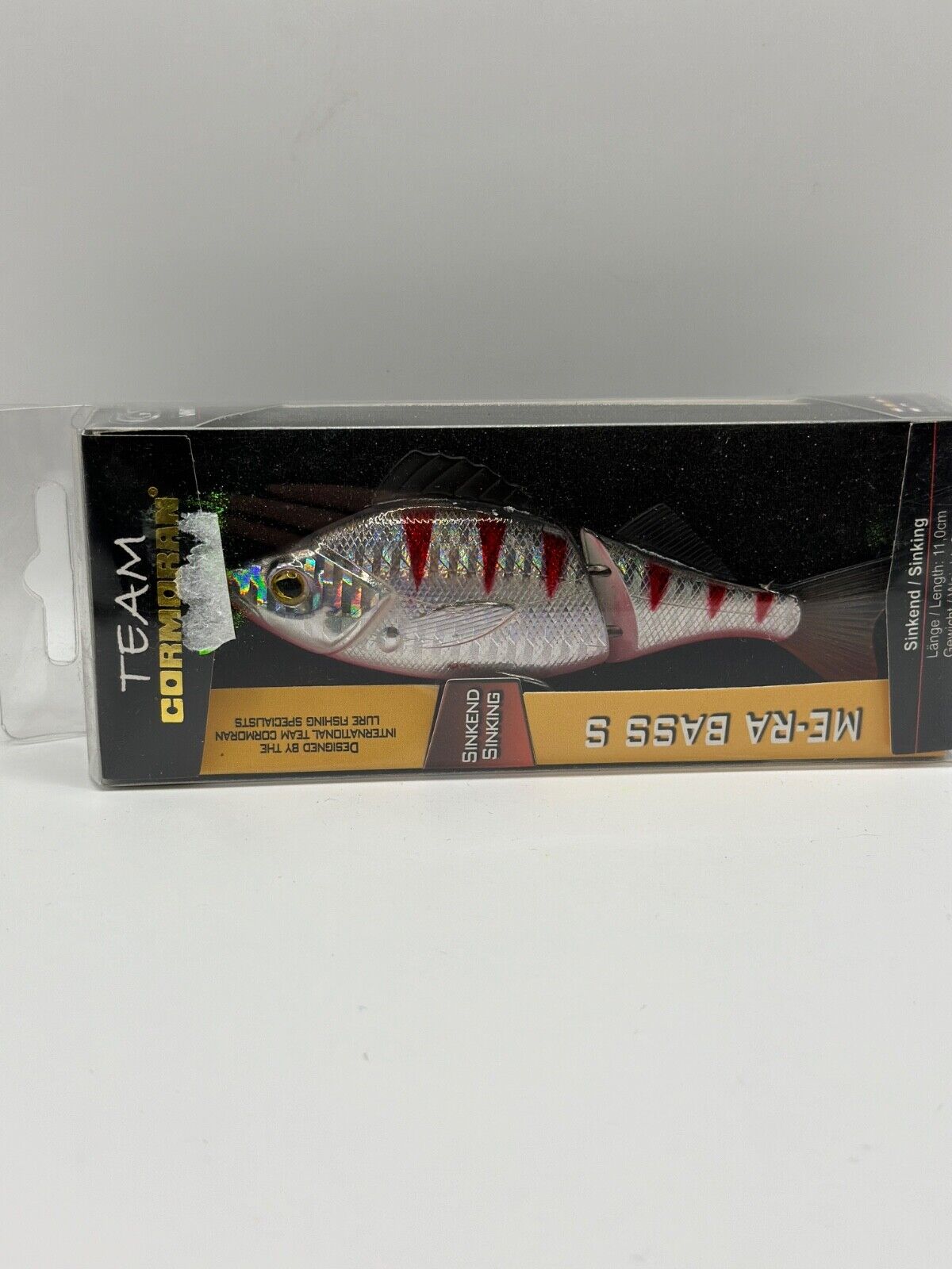 Team Cormoran ME-RA Bass S / 11,0cm 24,0g Sinking , Wobbler